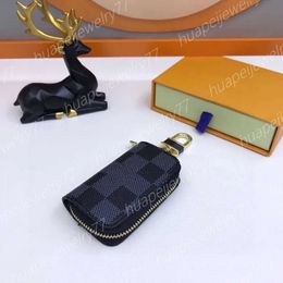 Louisvuiotton Designer Men Keychains Car Bags Case Unisex Genuine Leather Wallet Holder Women Zipper Smart Louisvuiotton Keychain Cases Cars Key Chain With Box 938