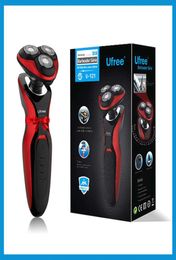 U U121 Face Care Men Beard Trimmer Machine Rechargeable Electric Shaver Floating Blade Heads Shaving Razors 1001441785