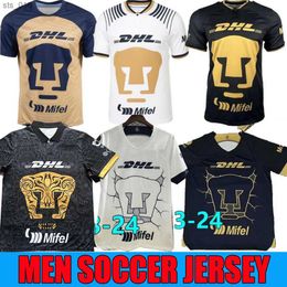 Soccer Jerseys UNAM soccer jerseys Mexican Football Club UNAM fans third lion O.ISLAS special 2024 men suit football shirts CougarH240309