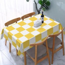Table Cloth Rectangular Tablecloth Fit 40"-44" Elastic Edge Geometric Abstract Covers