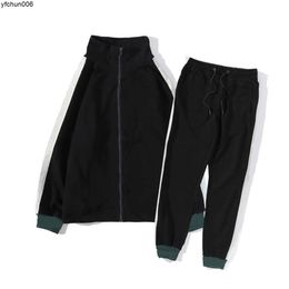 Man Clothes Mens Sweat Suit Spring Autumn Long Sleeved Two-piece Set Fall Tracksuit Jogging Jackets+pants {category}