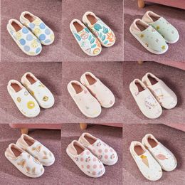 Slippers Soft Bottom Winter Pregnant Womens Nonslip Fruit Cotton Slippers Home Postpartum Large Size Cotton Slippers size 36-41 GAI-9 GAI