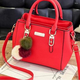 Evening Bags Women Shopping Handbag Ladies Bag Handbags PU Leather Pompom Crossbody Fashion Wild Candy Color Messenger Shoulder