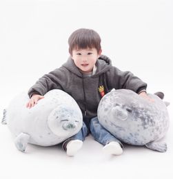 Cute 80cm Super Soft Sea Dog Seals Doll Plush Toy Down Cotton Bolster Pillow Ornament Xmas Kid Girl Birthday Gift Decoration6394831