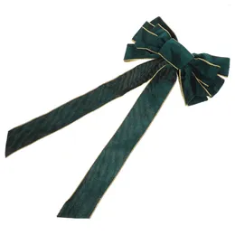 Decorative Flowers Bow Decoration Party Irish Hanging Venue Setting Props St Patrick's Bowknot Ribbon Large Day Wreath Flannel Patricks