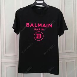 Luxus Paris Herren Damen T-Shirt Designer Buchstaben Print T-Shirt 100 % Baumwolle T-Shirt Kurzarm T-Shirts Sommer Casual Unisex Tops Modekleidung