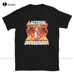 T-Shirts Lactose Intolerant ShortSleeve Unisex TShirt Custom Aldult Teen Unisex Digital Printing Tee Shirts Christmas Gift Xs5Xl