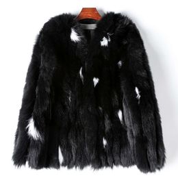 Small Amount Of Clothing 2024 Spring And Autumn New Women's 100% Fox Haining V-Neck Casual Fur Jacket 336544