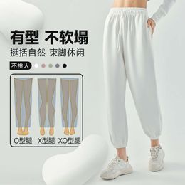 designer pants women Summer Outdoor Quick Leggings Cropped Pants for Sports Leisure pleats miyake womens leggings for women designer Ice Silk Slim Fit Long Pant WBK2