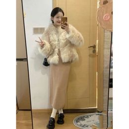 Rich Family Thousand Gold Mink Plush Coat For Women's Autumn Winter 2023 New And Integrated Xinji Haining Environmental Protection Fur 810179