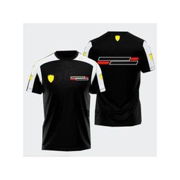 Motorcycle Apparel F1 Team Summer Mens Short Sleeve Shirt Same Customised Drop Delivery Automobiles Motorcycles Motorcycle Accessories Dhemb