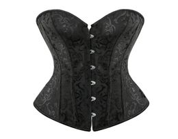 Bustiers Corsets Caudatus Vintage And Plus Size Flower Print Bridal Bustier Corset Push Up Victorian Corselet Overbust Burlesque4012150