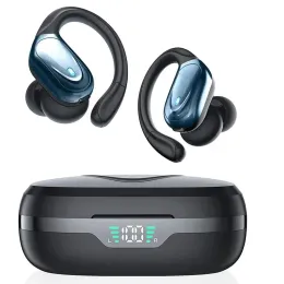 BX17 Wireless Headphones, Bluetooth 5.3 Earphones with Earhooks, ENC Mic, Sports Waterproof, TWS Earbuds, Handsfree Headset