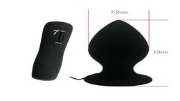XXL big size 7 speed silicone remote control Anal Masturbation huge Anal Vibrator Anal Plug for Women and Man Sex Products Y1811019274655