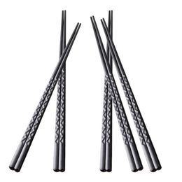 Chopsticks 5 Pairs Reusable Non-slip Luxury Japanese Style310D