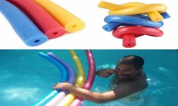 beach Pool Accessories Float Sticks EPE Swabs Swim Children Toys Hollow Swimming Aid Foam Noodles Tool3233805