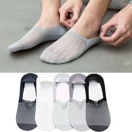 Men's Socks Summer Seamless Soft Slippers Mesh Breathable Invisible Man