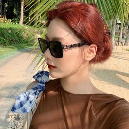 Frames Zhao Lusis Same Style Small Fragrance for Womens Advanced Sense 2023 New Sunscreen Polarised Sunglasses