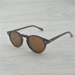 Whole-Gregory Peck Brand Designer uomo donna Occhiali da sole oliver Vintage polarizzati sung186 retro Occhiali da sole oculos de sol OV 5182175