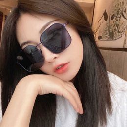 2024 Luxury Designer OFF Luxury Designer New Men's and Women's Sunglasses Off B family fashionable personality ins net red same style women metal big square