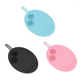 Makeup Brushes Multifunctional Soft Silicone Brush Cleaning Mat Efficient Cleaner Pad