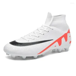 American Football Shoes Fashion Soccer Wear Professional Spike Grass Slip High Ankle Boots Outdoor Sport Comfortable And Breathable