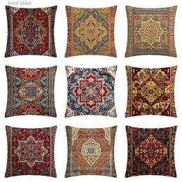 Pillow Case Moroccan ethnic case fashionable womens Favourite cushion cover sofa decoration cushion cover 50x50 home decoration T240309