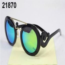 TOP Eyewear Design Round Sun Glasses Colour Film Polarised MEN Sunglasses Brand Logo Design Driving Glasses Goggles Oculos De So220Y