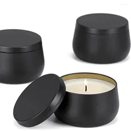 Storage Bottles 10Pcs/Lot 8oz Candle Jar Tin Empty Box With Lids Accessory Iron For Making Candles Storing