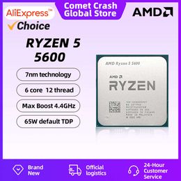 AMD Ryzen 5 5600 CPU Brand New Game Processor Socket AM4 6-Core 12-Thread 65W DDR4 Desktop CPU Processador Without Cooler Fan
