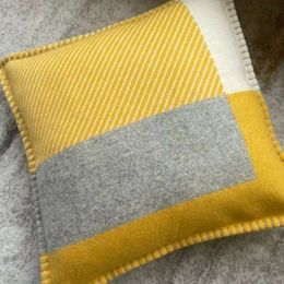 TOP QUAILTY NEW Color Yellow Blankets And Cushion Thick Home Sofa Blanket beige orange black red gray navy Big Size240s