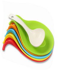 Food Grade Silicone Cooking Kitchen Spoon Rests Nonstick For Baking Accessories Spatula Scraper Knife and Fork Tools b7777122476