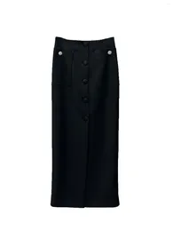 Skirts Long Half Skirt Fashion Temperament Elegant Personality Comfortable Versatile 2024 Fall And Winter 1129