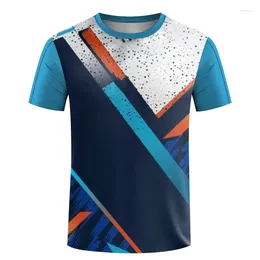Men's Suits A1360 T-shirts Ultrathin Running Short Sleeve Women's Breathable Tennis Jersey Summer Badminton Training Clothes