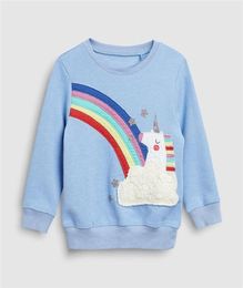 Little maven 27Years Spring Autumn Unicorn Toddler Kids Baby Girl Sweatshirt Children039s Clothing For Girl039s Sweater 2104663843