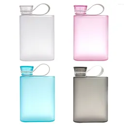 Water Bottles Portable A5 Paper Cup Flat Bottle Clear BPA Free Drink Kettle Creative Mug