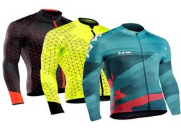 Racing Jackets Autumn Spring Road Cycling Jersey 2022 Mans Long Sleeve Mountain Bicycle Clothing Maillot Ropa Ciclismo Hombre3582025