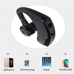 Hands Business Wireless Bluetooth Headset With Mic Voice Control Headphone Stereo Earphone For iPhone Adroid Drive Connect Wit8020034