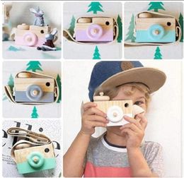 Cute Wooden Baby Kids Hanging Camera Pography Prop Decoration Children Educational Toy Christmas Gifts Birthday3736338