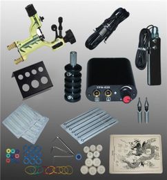New Arrival 1 set Tattoo Kit Tattoo Machine Power Supply Gun Machine Complete Set Equipment Machine For BodyArt8335569