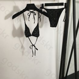 Lüks Matkap Bikini Kadın Seksi Basit Sling Mayo Sırtsız İç Çamaşırı Kılavuzları Mayo Yaz Plajı Mayo