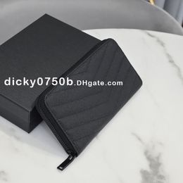 Designer wallet women card holder handbags clutch wallet lady change purse luxury bags fashion leather handbag with box date code309G