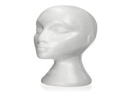 275 x 52cm Dummy mannequin head Female FoamPolystyrene Exhibitor for cap hair accessories and wigs Woman Mannequin Foam4708772