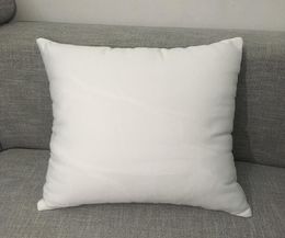 16quotx16quot white polyester pillow case pure white pillow cover blank 100 polyester canvas cushion cover for sublimation4549940