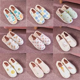 Slippers Soft Bottom Winter Pregnant Womens Nonslip Fruit Cotton Slippers Home Postpartum Large Size Cotton Slippers size 36-41 GAI-12 XJ