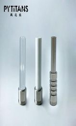 Smoking Accessories Thread Titanium Ceramic Quartz Tips Nails For Kits Micro Bangers 4 kit Gr21069920