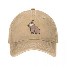 Ball Caps Capybara With Bird In Cowboy Hat Thermal Visor Sun For Children Women'S Beach Outlet 2024 Men'S