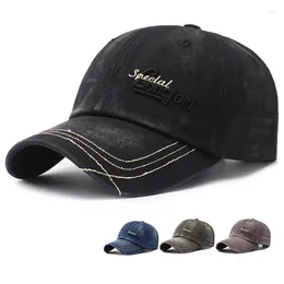 Ball Caps 2024 Spring Cowboy Baseball Cap Korean Fashion Trendy Embroidered Letter Dad Hats For Women Men Fall Winter Design Bonnets