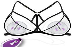 Nipple Stimulation Licking Vibrator Breast Enlargement Masturbator Sex Toys for Women Nipple Chest Massage Nipple Sucker213P4614825