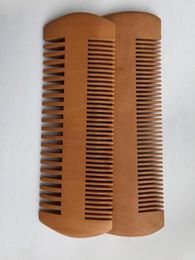NEW Pocket Wooden Beard Comb Double Sides Super Narrow Thick Wood Combs Pente Madeira Lice Pet Hair Tool3440393